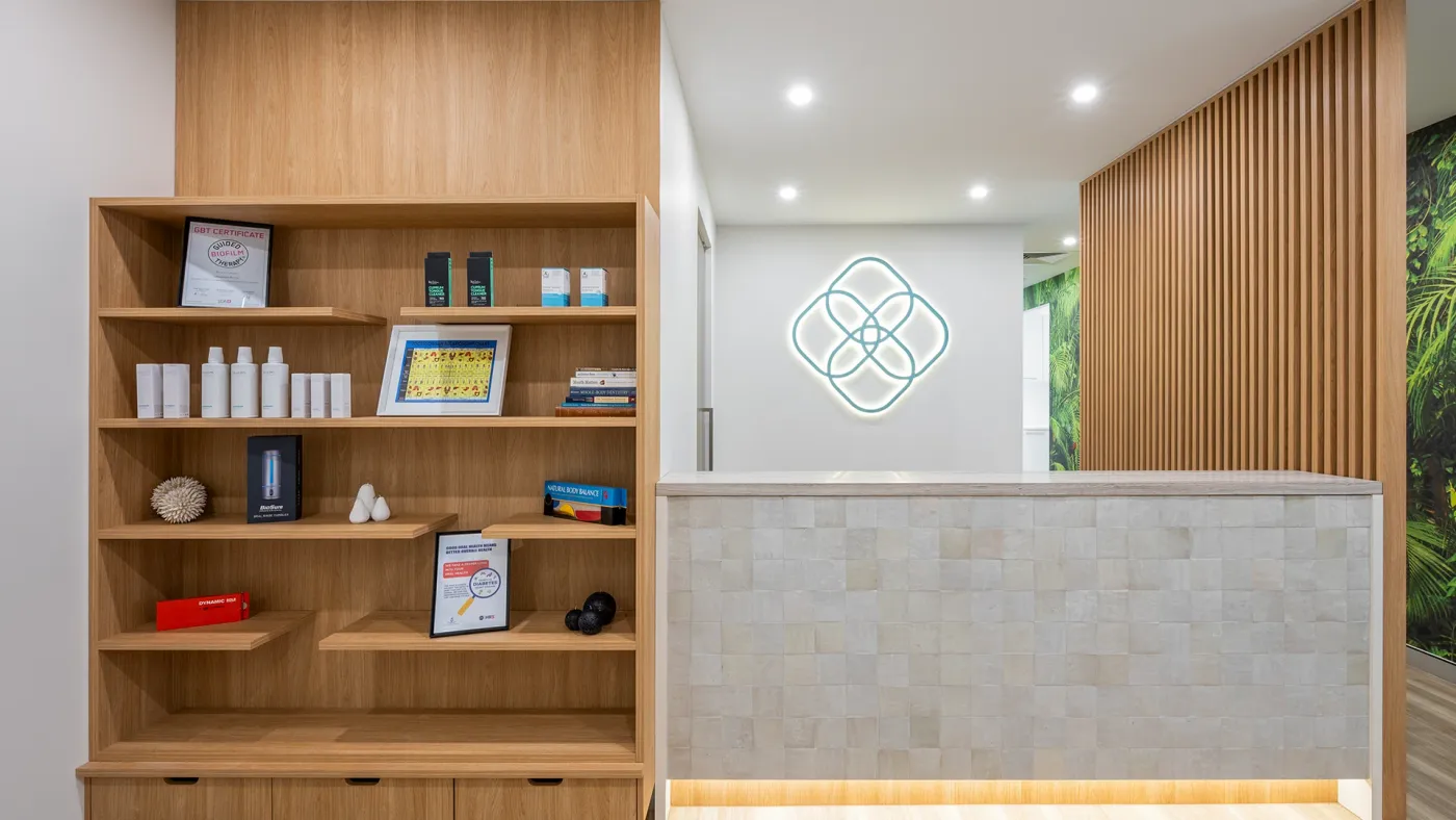The reception at our Bondi Junction clinic