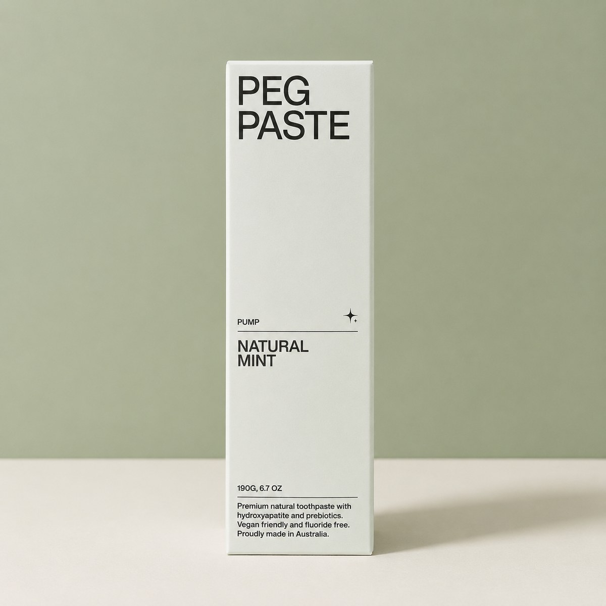 Peg Paste Natural Mint